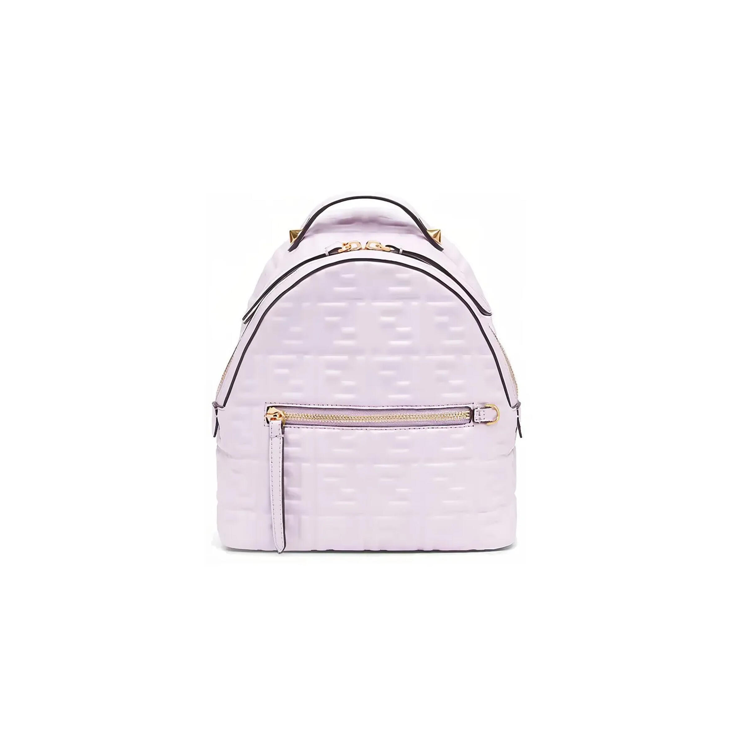 F**di ff motif embossed mini backpack 8bz038a72vf1bz4 (25*21*10cm)